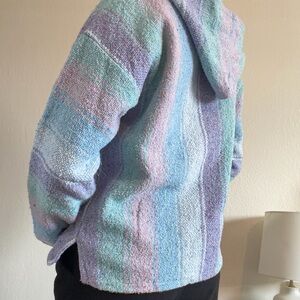 Multicolor Striped Hoodie
